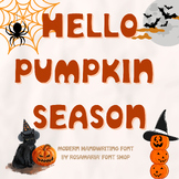 Hello pumpkin season font