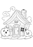 Helloween Coloring pager