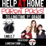 Help-At-Home Parent Packs: ANALOG CLOCKS- 1st Grade
