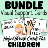 Help & Break Cards - BUNDLE for Young Children