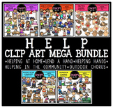 Help Clip Art Mega Bundle {Educlips Clipart}