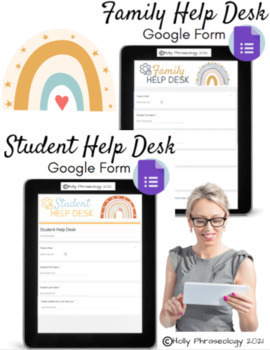 Preview of Help Desk Forms for Parents & Students