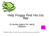 Help Froggy Get Home: A Phonics Game for /aw/