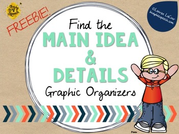 Preview of Find the Main Idea & Details Organizers {FREEBIE}