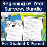 EDITABLE Beginning of Year Parent Survey and Student Surve