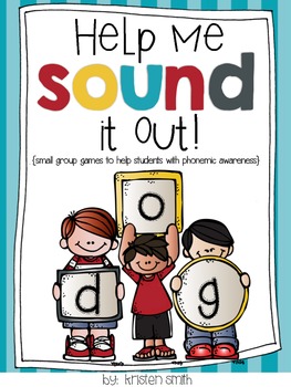 Preview of Help Me Sound It Out- {small group games that help with phonemic awareness}