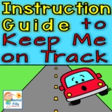 Help Me Stay On Track in the Classroom- Instructions with My ADHD