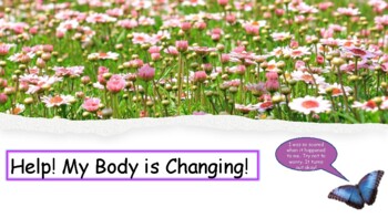 Preview of Help! My Body is Changing. Printable Social Story