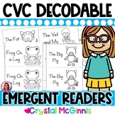 CVC Word Decodable Stories | 12 CVC Word Decodable Books f
