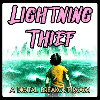 Preview of Help Percy Jackson on the Hero's Journey! Lightning Thief Escape Room, Riordan