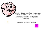 Help Piggy Get Home Phonics Game