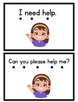 Preview of Help Prompts - English & Spanish