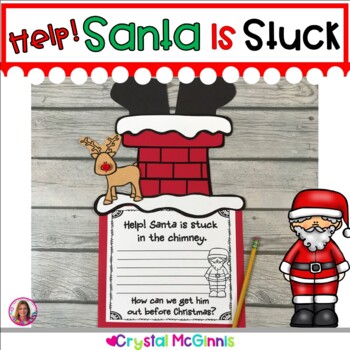 Preview of Help! Santa is Stuck in the Chimney...What Will We Do? Christmas Craft