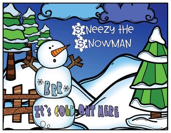 Preview of Help Sneezy the Snowman Get Warm!  INTERACTIVE PDF