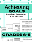 Achieving Goals: Grades 6-8