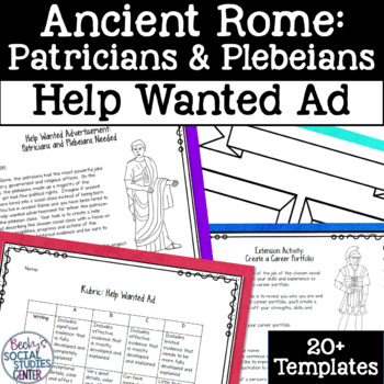 Preview of Plebeians and Patricians of Ancient Rome Project