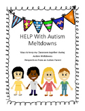 Help With Autism Meltdowns