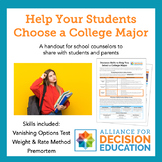 Help Your Students Choose a College Major