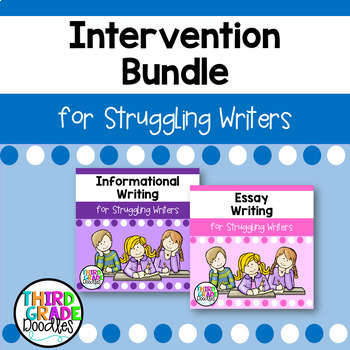 Preview of Help for Struggling Writers - BUNDLE