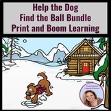 Help the Dog Find the Ball Bundle Print and Boom Learning