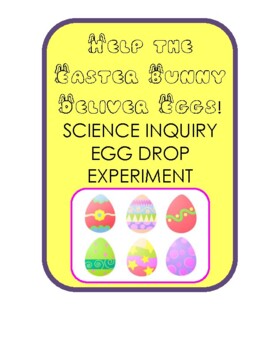 Preview of Help the Easter Bunny Deliver Eggs! Science Egg Drop Experiment STEM - Digital!