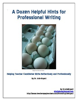 Preview of Helpful Hints for Professional Writing