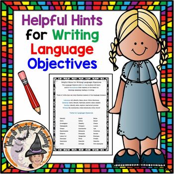 Preview of Helpful Hints for Writing Language Objectives