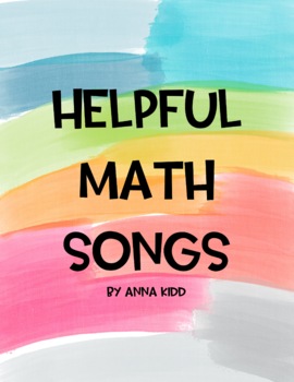 Preview of Helpful Math Songs