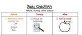 Helpful Routines: Daily Checklist for Elementary/Middle Ag
