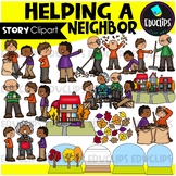 Helping A Neighbor - Short Story Clip Art Set {Educlips Clipart}