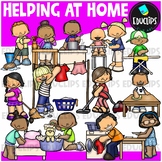 Helping At Home Clip Art Set {Educlips Clipart}