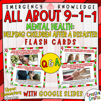 Preview of Helping Children After A Disaster Q & A Flashcards Printable & Digital Resources
