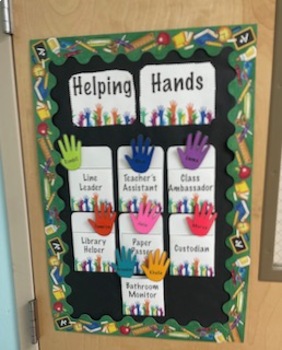 Helping Hands Classroom Jobs Bundle by MrsHarris | TPT