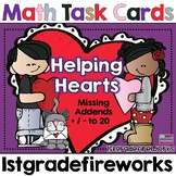 Helping Hearts..Addition/Subtraction TASK CARDS