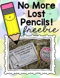 Helping Kids Keep Track of Their Pencils!