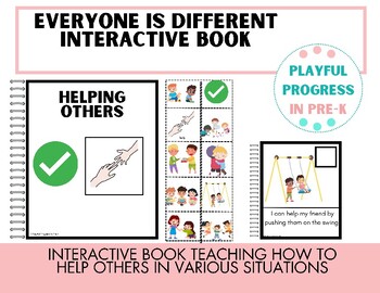 Preview of Helping Others - Interactive Social Story, Pre-K/Kindergarten