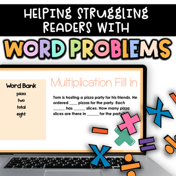 Preview of Helping Struggling Readers with WORD PROBLEMS- WORD PROBLEM INTERVENTION