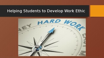 Preview of Helping Students to Develop Work Ethic