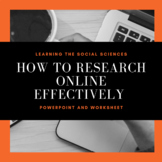 Helping Students to Research Online Effectively PowerPoint