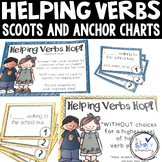 Helping Verbs task cards and anchor charts