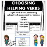 Helping Verbs Bundle: was/were, do/does, have/has, is/are