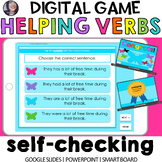 Helping Verbs Digital Game Google Slides Powerpoint Show 