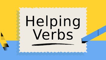 Preview of Helping Verbs Presentation