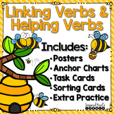 Linking Verbs and Helping Verbs Task Cards and More