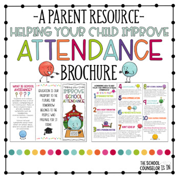 Preview of Helping Your Child Improve School Attendance Brochure- A Parent Resource