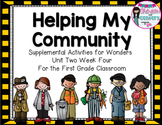 Helping the Community-Supplemental activities for Wonders 