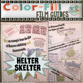 Helter Skelter Color-Fill Film Guide Doodle Notes
