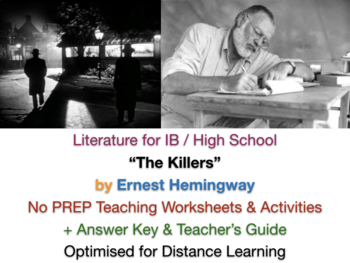 Preview of "The Killers" (Ernest Hemingway) and the Hemingway Code of Masculinity + ANSWERS