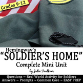 Hemingway's "Soldier's Home" Short Story Unit Guide, Lesson Plan