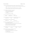 Hemingway's The Sun Also Rises Test with Answer Key